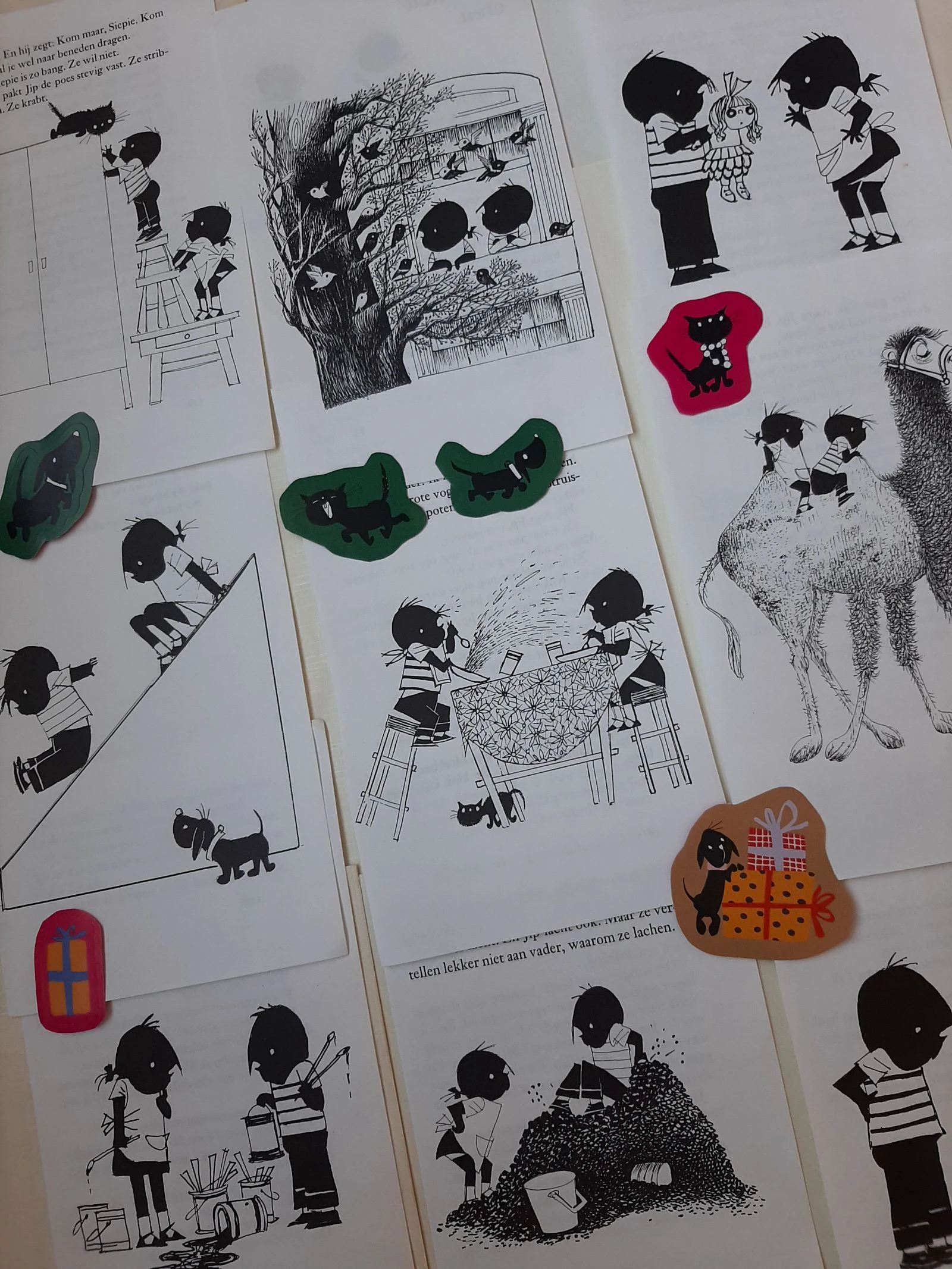 Conjunto de 9 peças em papel #jipenjanneke para #jornalismo – photo 8